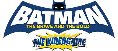 Batman: The Brave and the Bold title screen for Nintendo DS